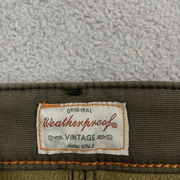 NEW Weatherproof Vintage Mens 36x30 Regular Fit Lined Pants Green - Picture 5 of 11